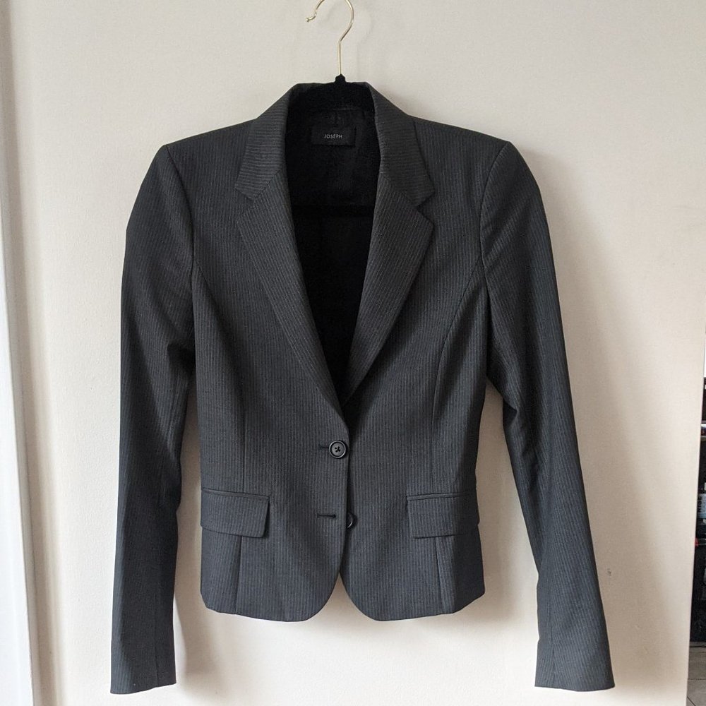 JOSEPH Fitted Designer Blazer Size 36/S 100% Wool